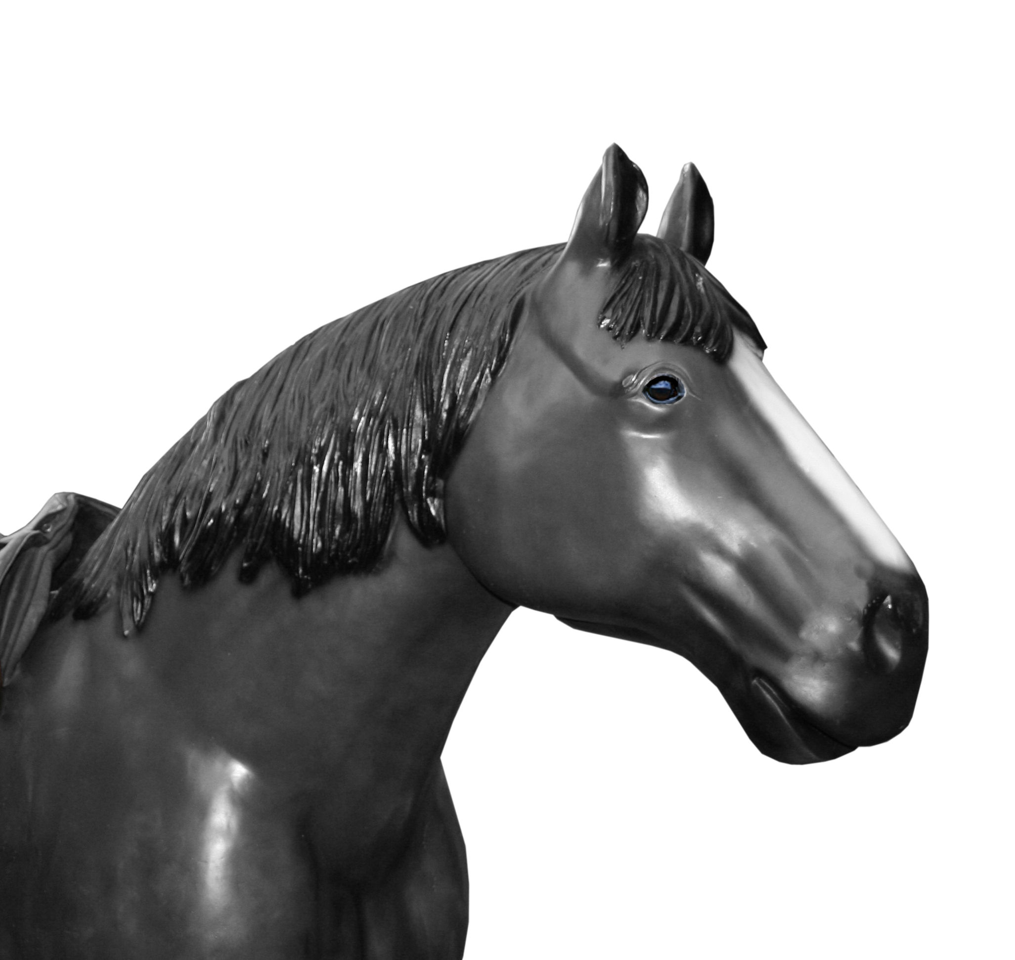 Pferd "Monarch" Kaltblüter in Lebensgöße, 220cm Höhe